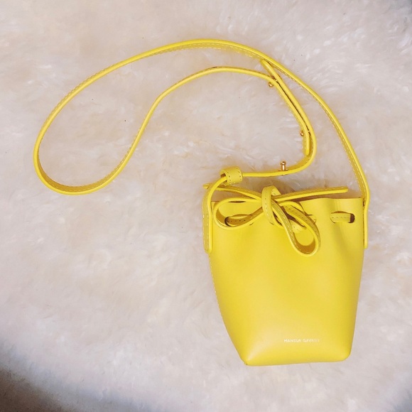 mansur gavriel yellow bag